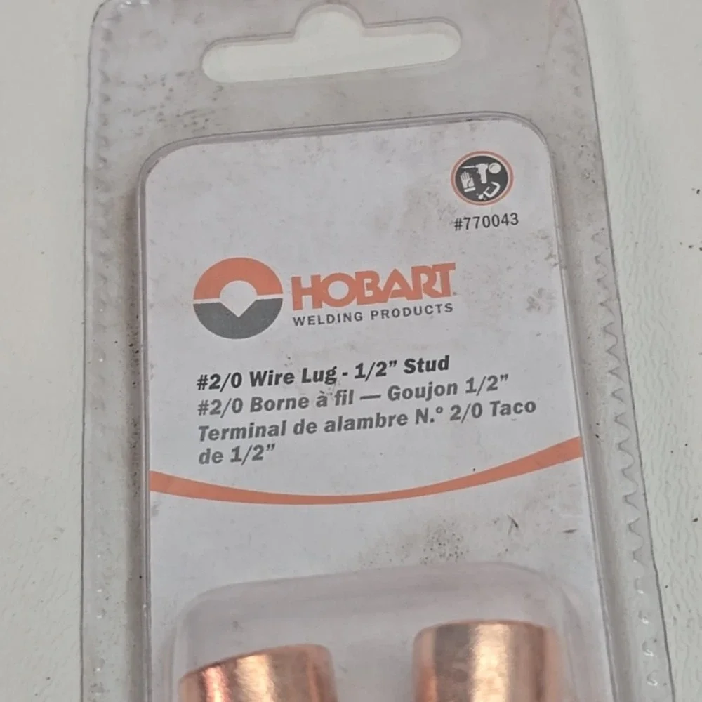 HOBART -‎ WELDER WIRE LUG - #2/0 WIRE, 1/2